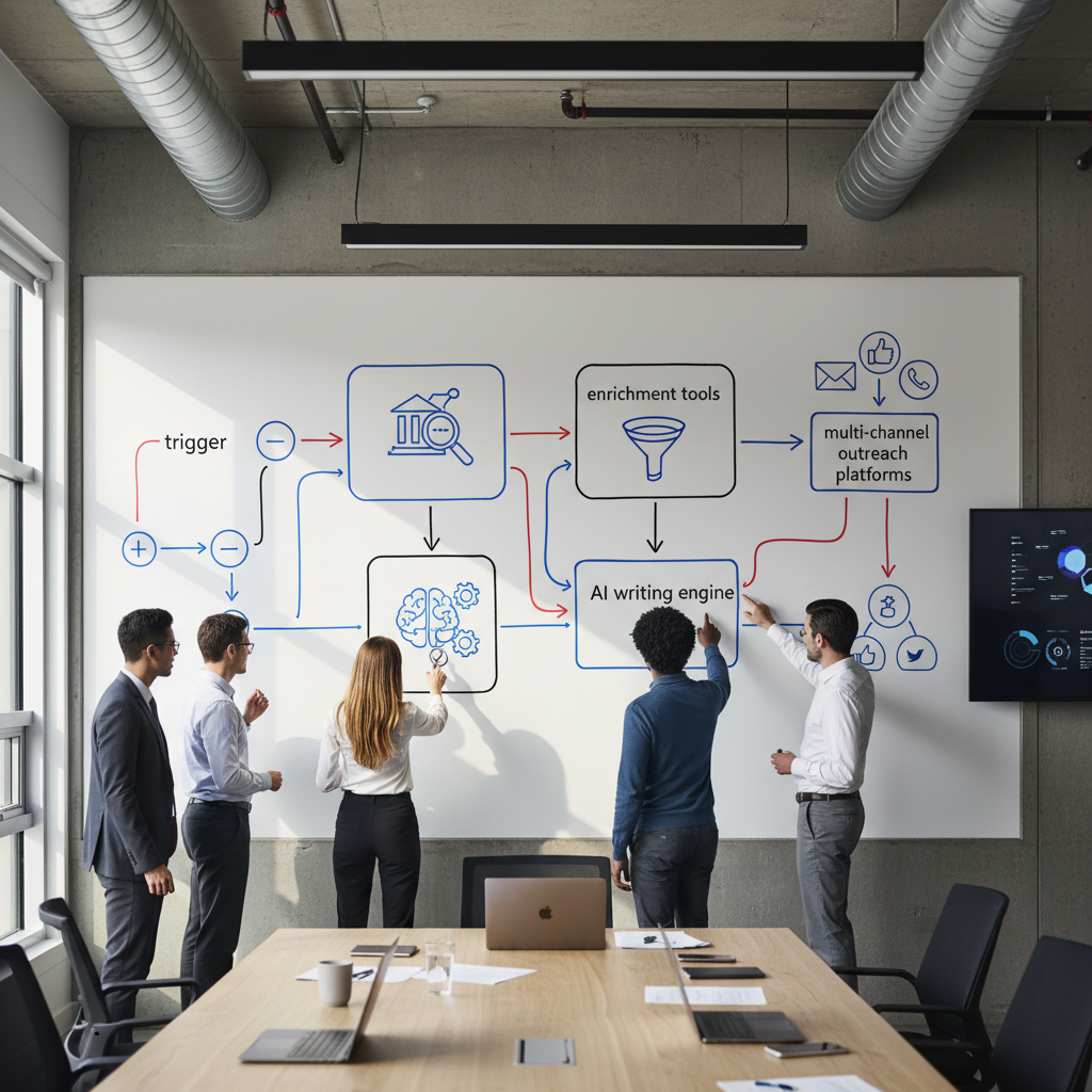 how to automate B2B sales outreach with AI personalization