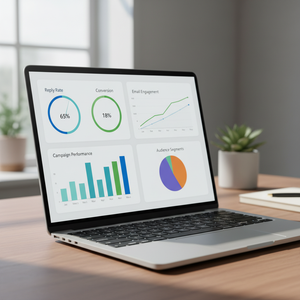 increase reply rate B2B cold email AI